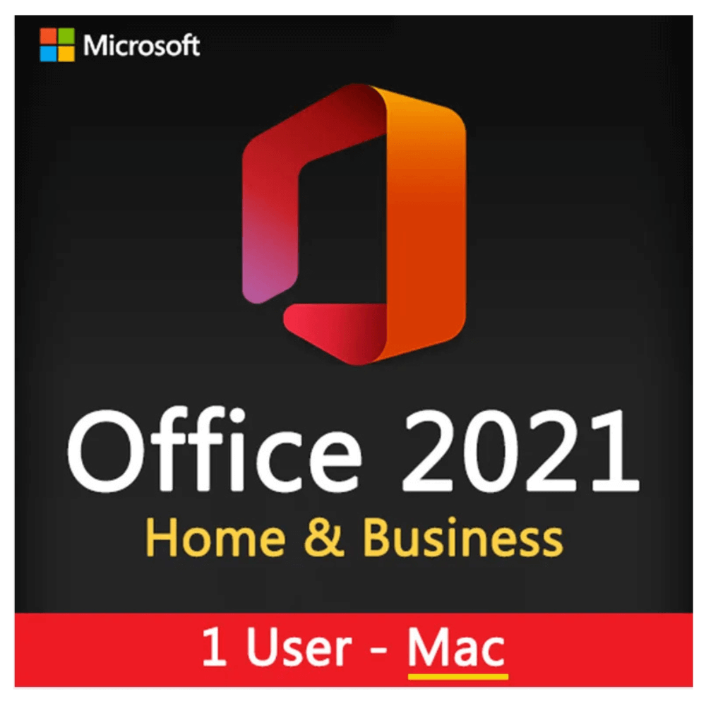 Office 2021 Home & Business for Mac – 1 PC, Lifetime Activation